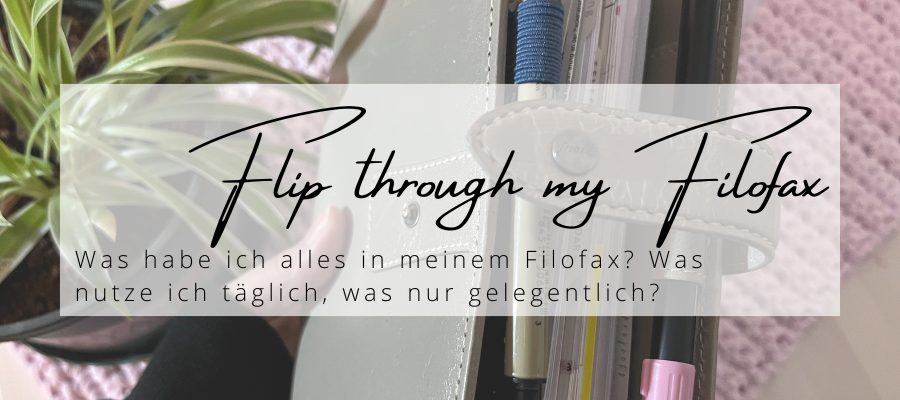 Flip Through my Filofax Inhalt